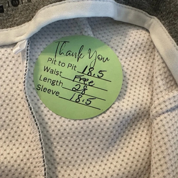 Ladies Nike Golf Track Jacket in Heathered Grey and White - Picture 5 of 7